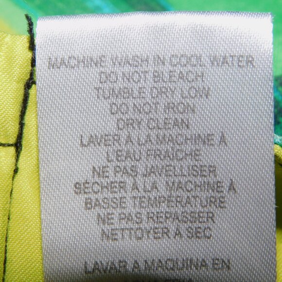 Point Zero Mens L Black Green Yellow plaid Lined Board Shorts Swim Trunks - Picture 7 of 11